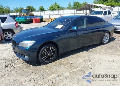 2013 BMW 740Li from USA, damaged, VIN WBAYE4C5XDD137459